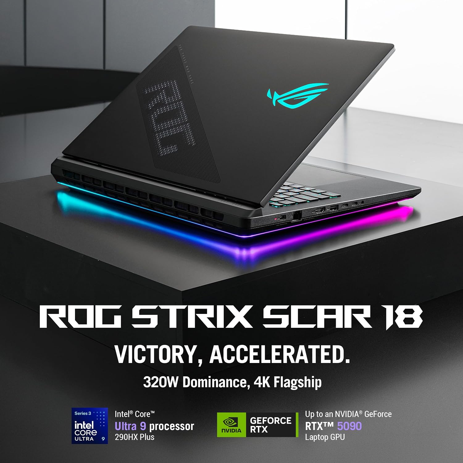 لپ تاپ 18 اینچی ایسوس مدل ROG Strix SCAR 18 G835 Ultra 9-290HX Plus 64GB RAM 2TB SSD RTX5090 24GB - Image 13