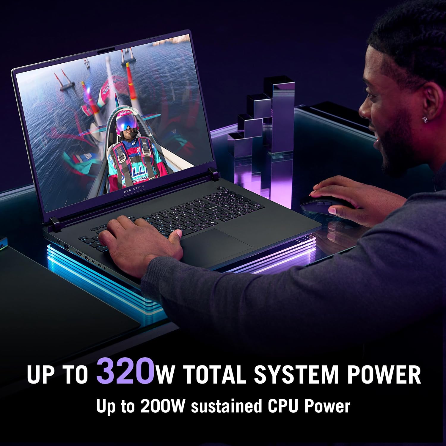 لپ تاپ 18 اینچی ایسوس مدل ROG Strix SCAR 18 G835 Ultra 9-290HX Plus 64GB RAM 2TB SSD RTX5090 24GB - Image 9